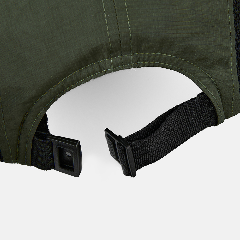 Custom Water Repellent 5 Panel Nylon Mesh Camper Hat - 5209