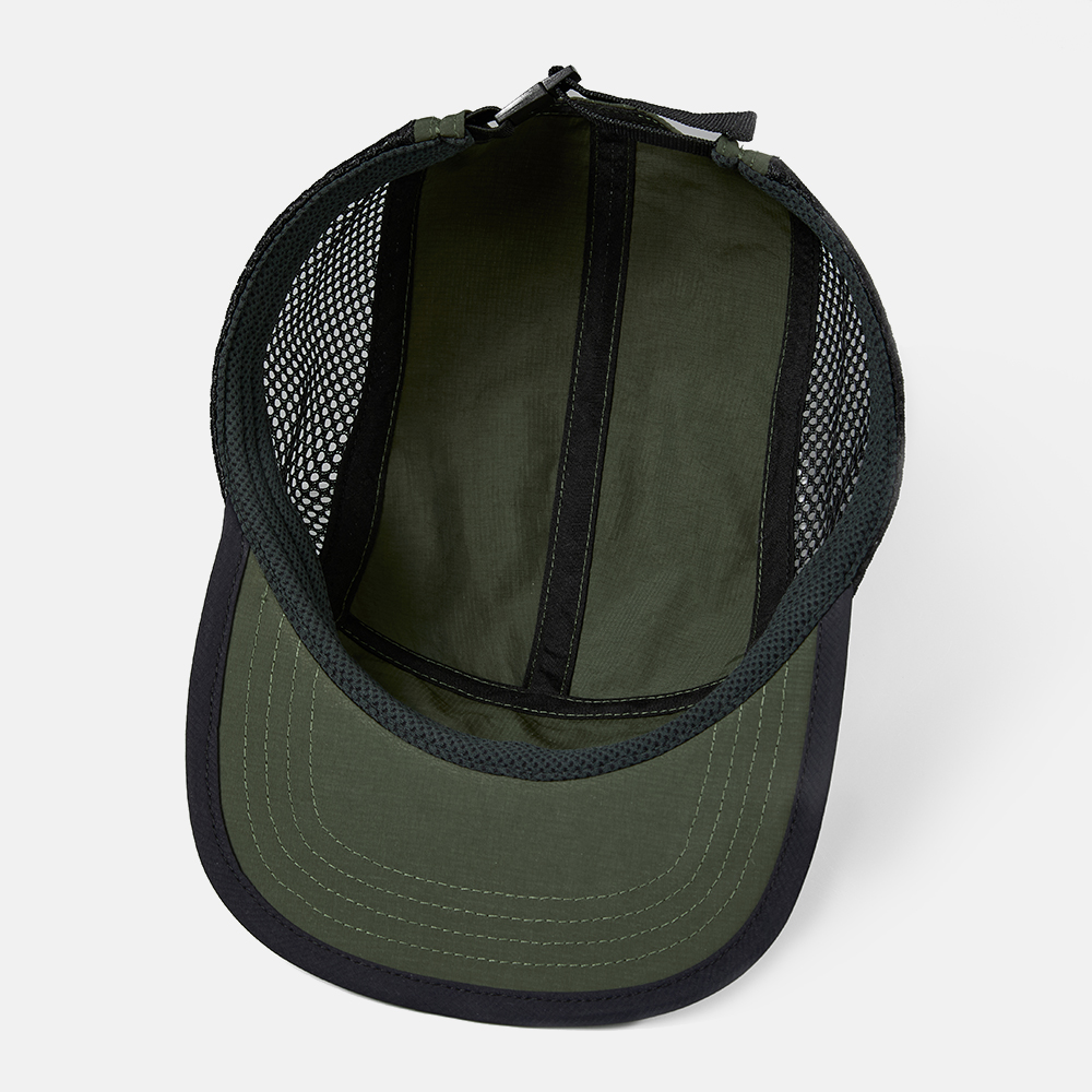 Custom Water Repellent 5 Panel Nylon Mesh Camper Hat - 5209