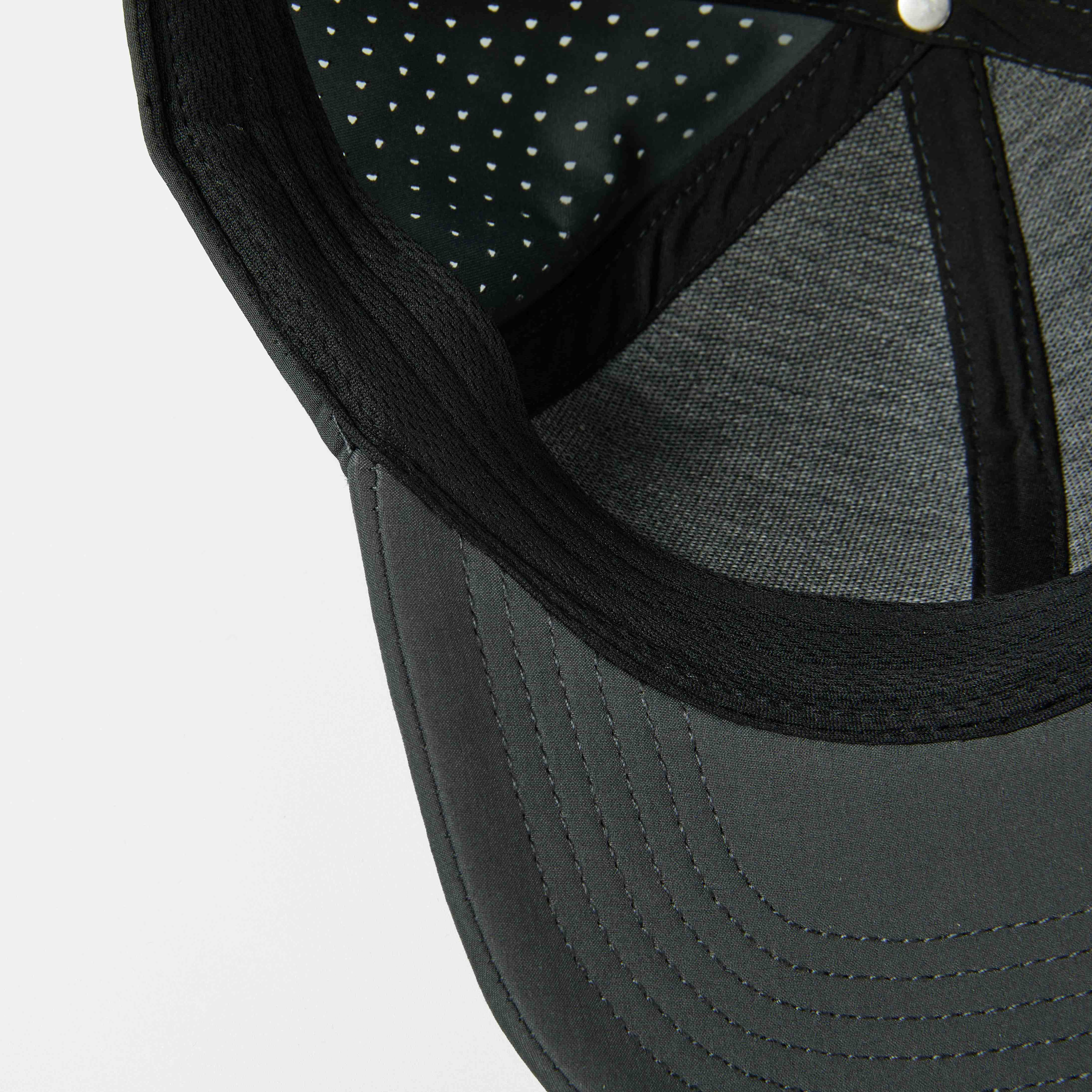 custom water repellent kids performance snapback golf hats sweat band