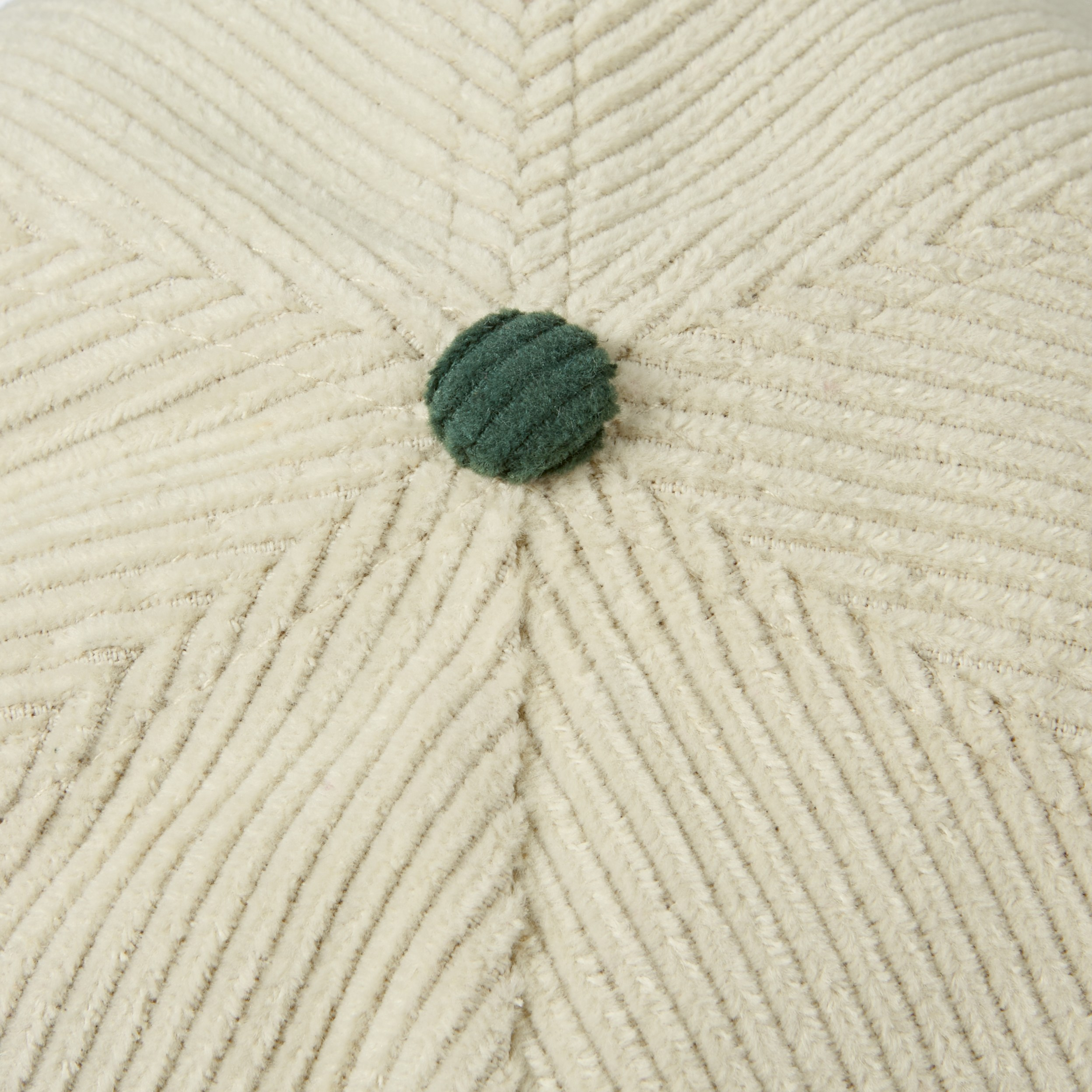 custom 5 panel corduroy snapback hat beige green crown