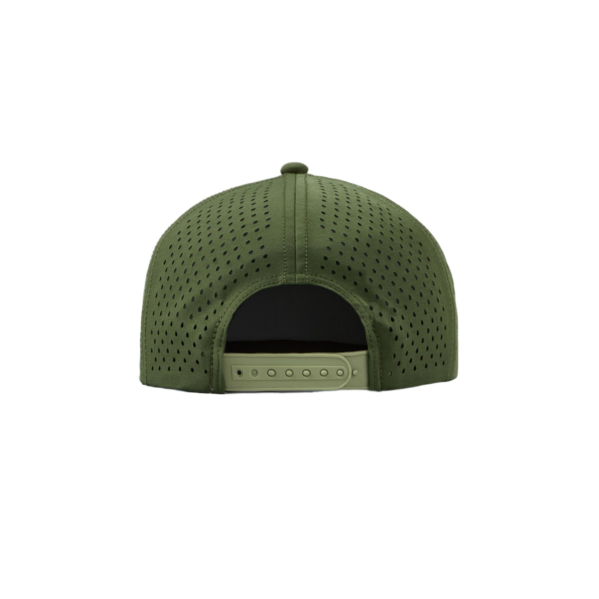 Custom Personalized 5 Panel Laser Perforated Snapback Hats with Rope - 5015P