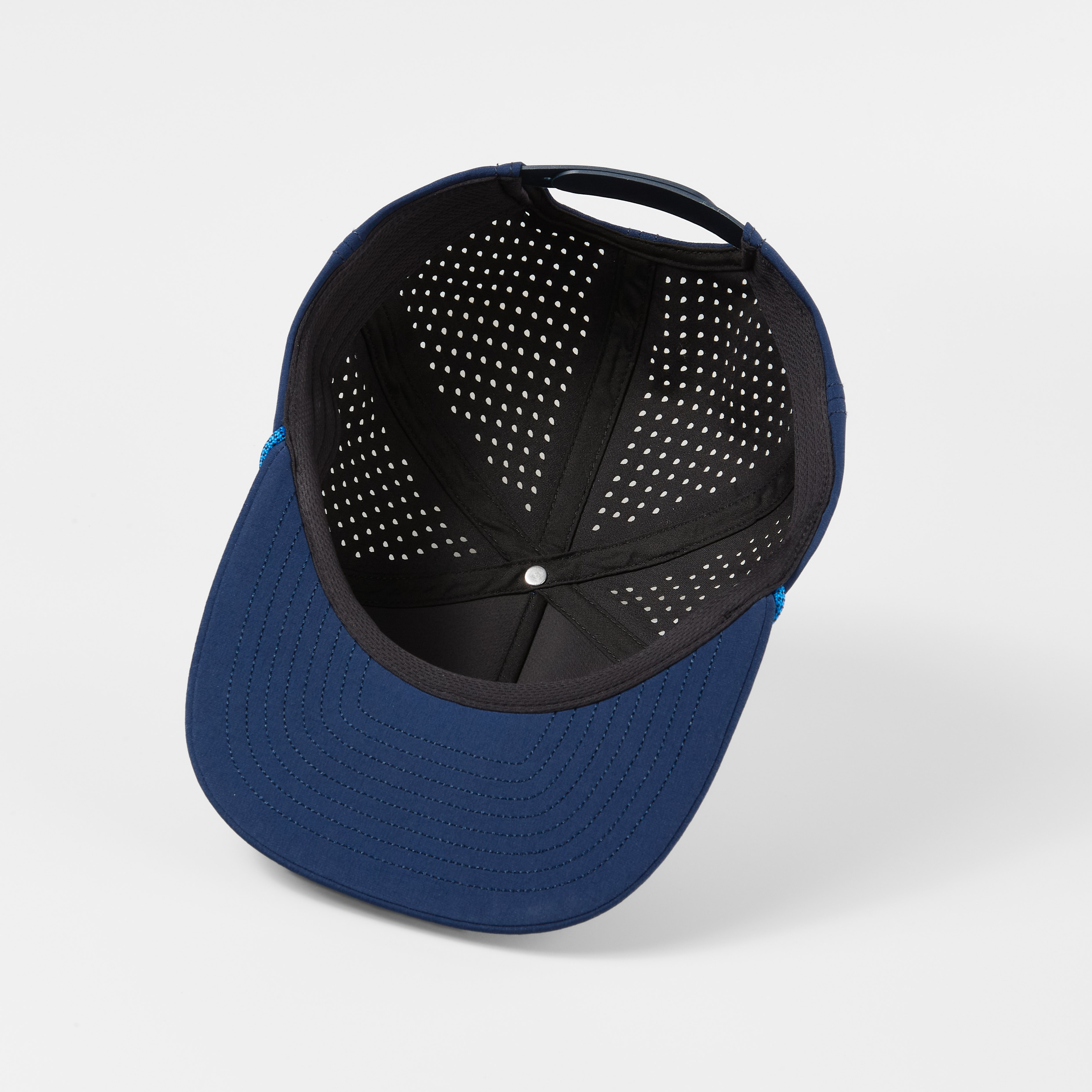 Custom Personalized 5 Panel Laser Perforated Snapback Hats with Rope - 5015P