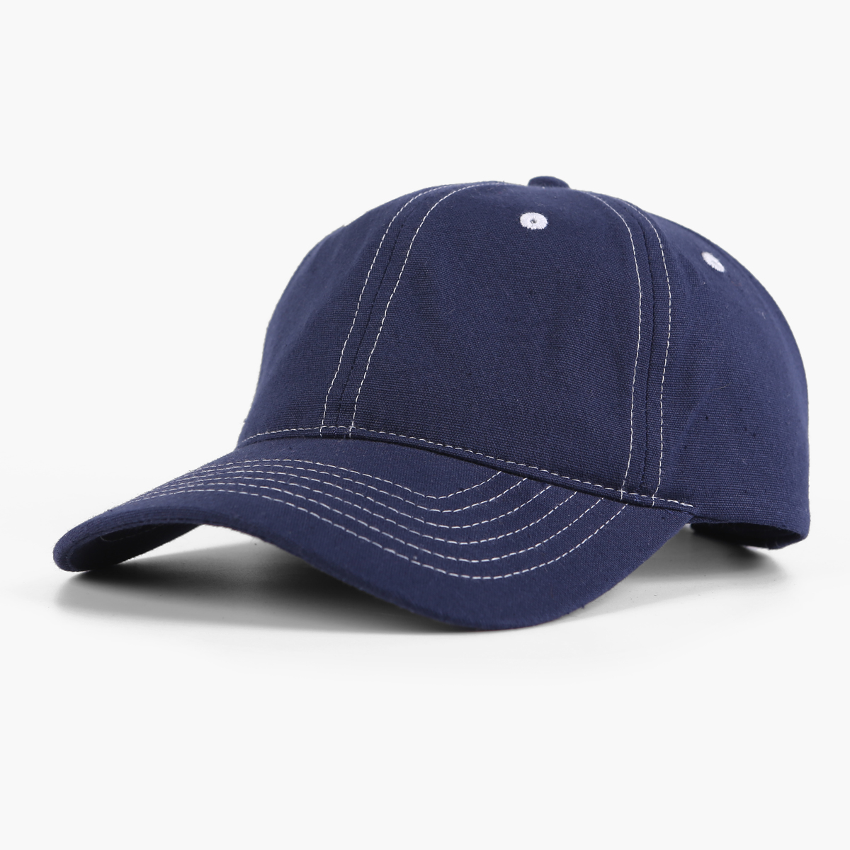 Custom Unstructured Low Profile Canvas Contrast Stitching Dad Hat - 6168