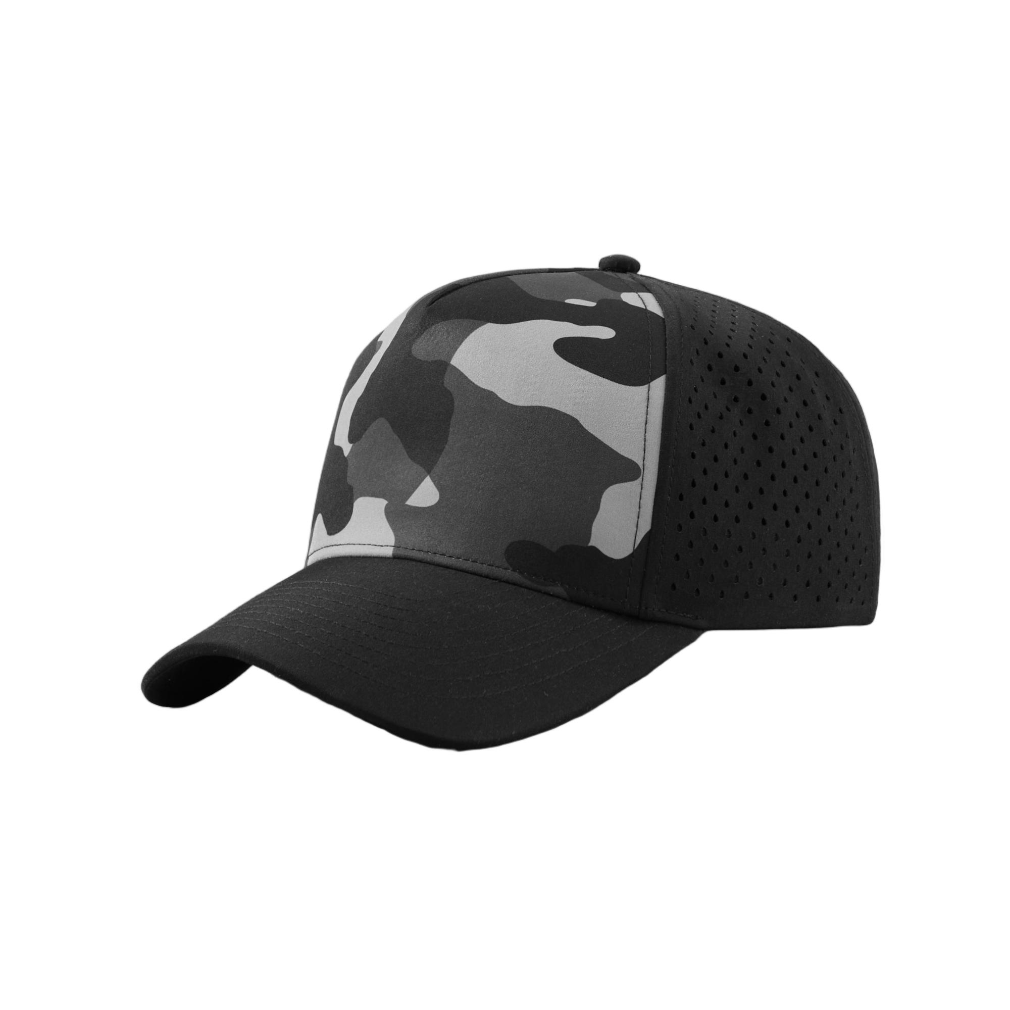 Custom 5 Panel Perforated Performance Snapback Golf Hat - 6526