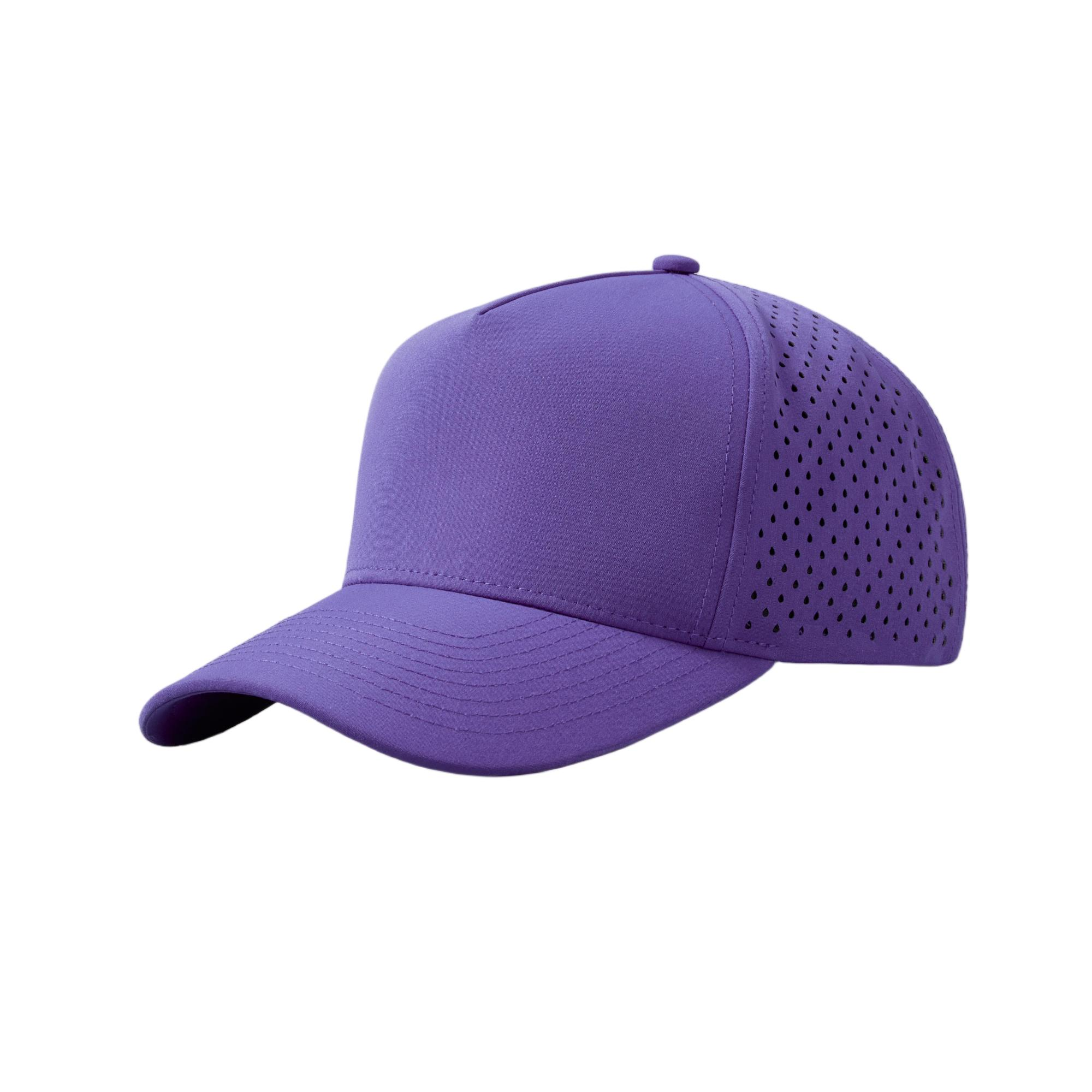 Custom 5 Panel Perforated Performance Snapback Golf Hat - 6526