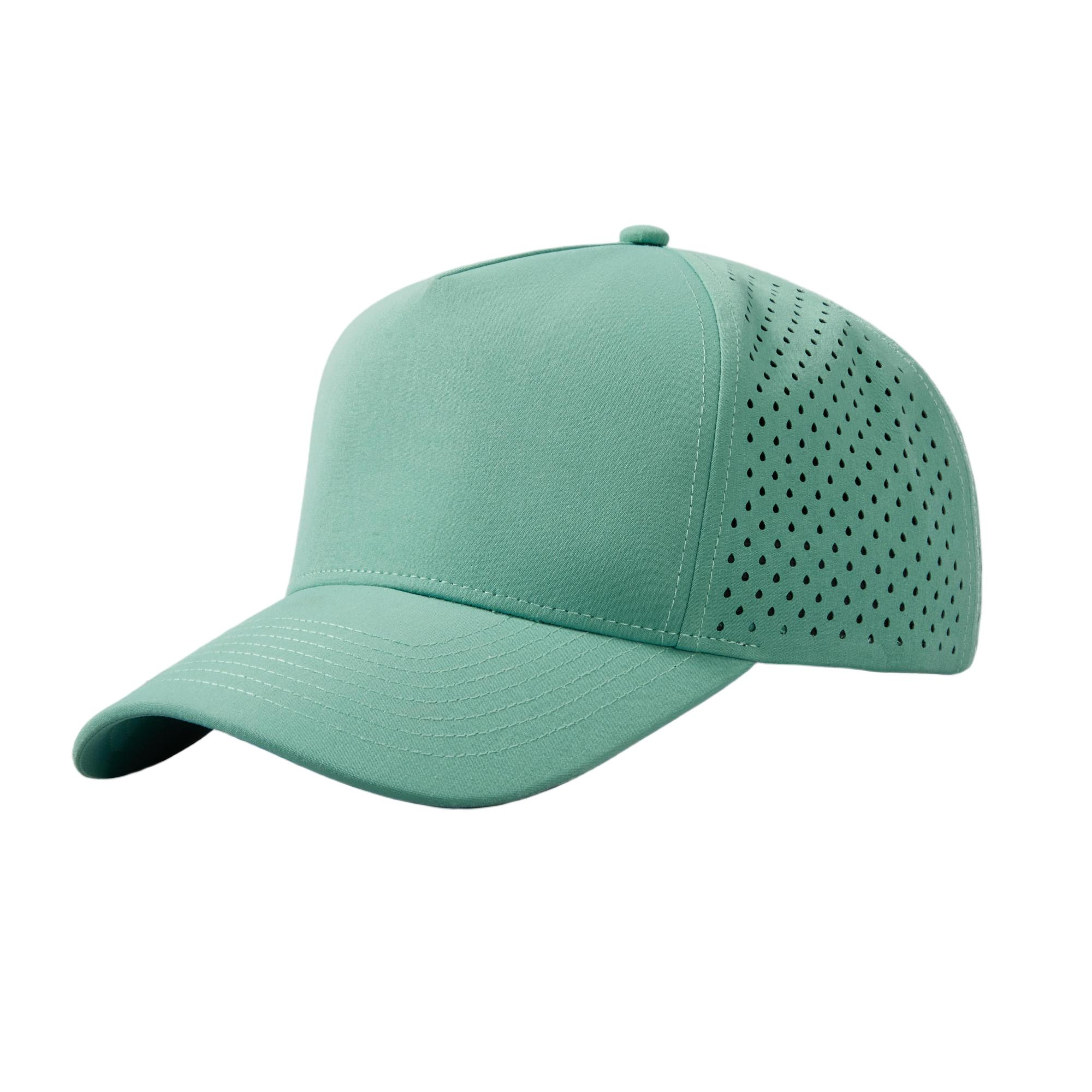 Custom 5 Panel Perforated Performance Snapback Golf Hat - 6526