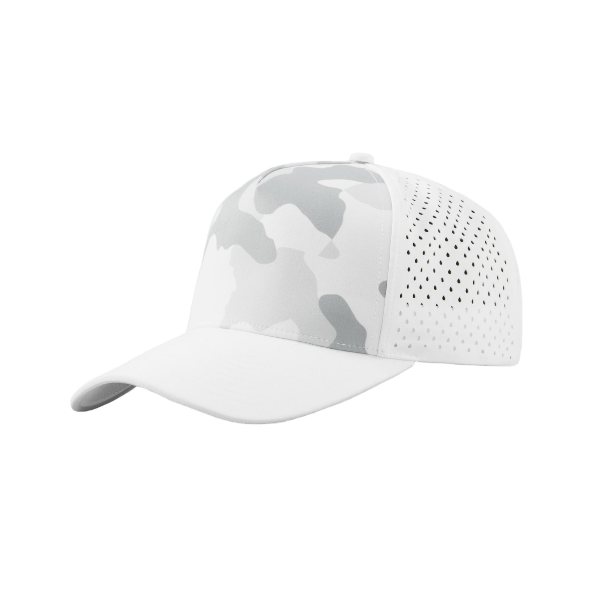 Custom 5 Panel Perforated Performance Snapback Golf Hat - 6526