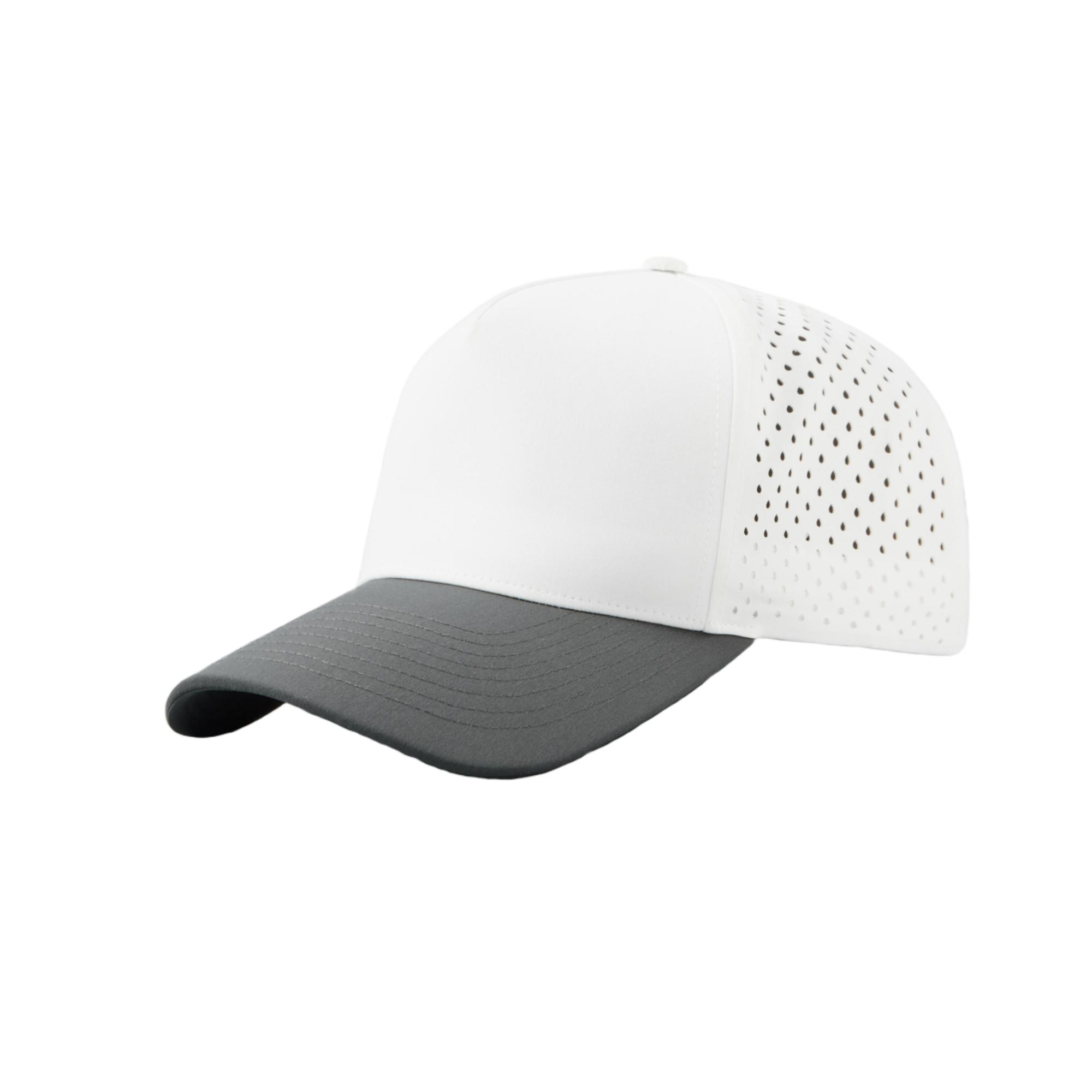 Custom 5 Panel Perforated Performance Snapback Golf Hat - 6526