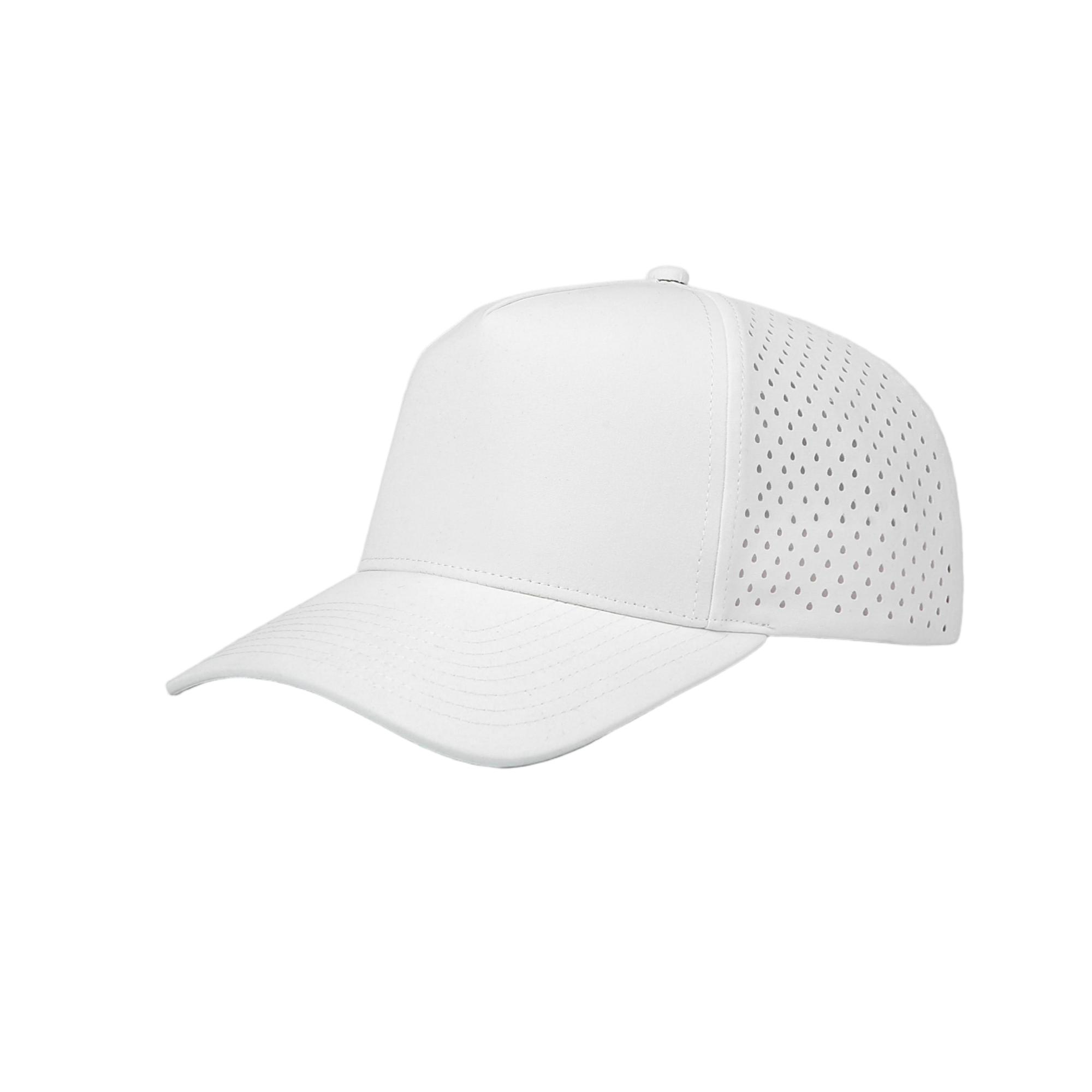 Custom 5 Panel Perforated Performance Snapback Golf Hat - 6526