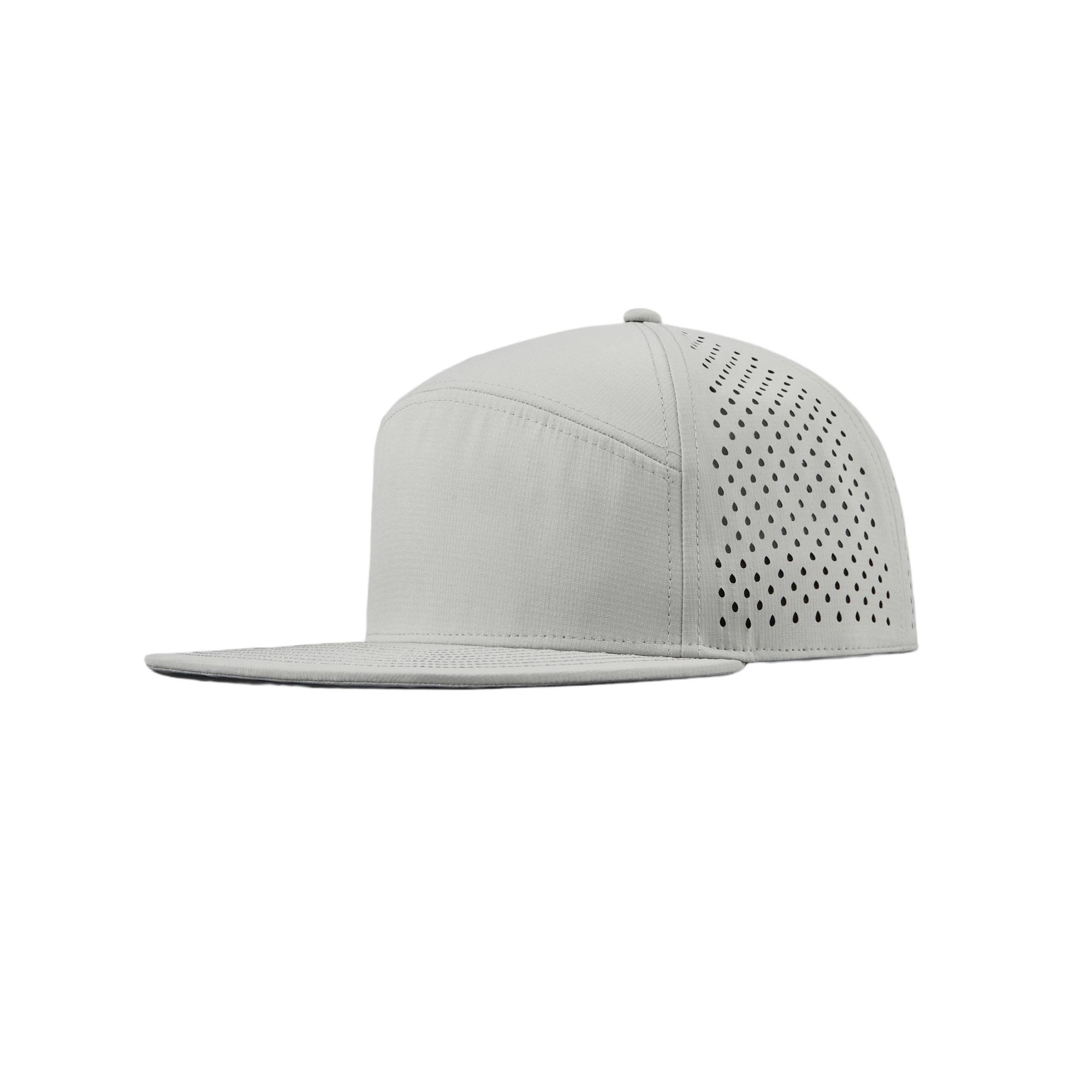 Custom 6 Panel Perforated Water Repellent Snapback Hat - 6023