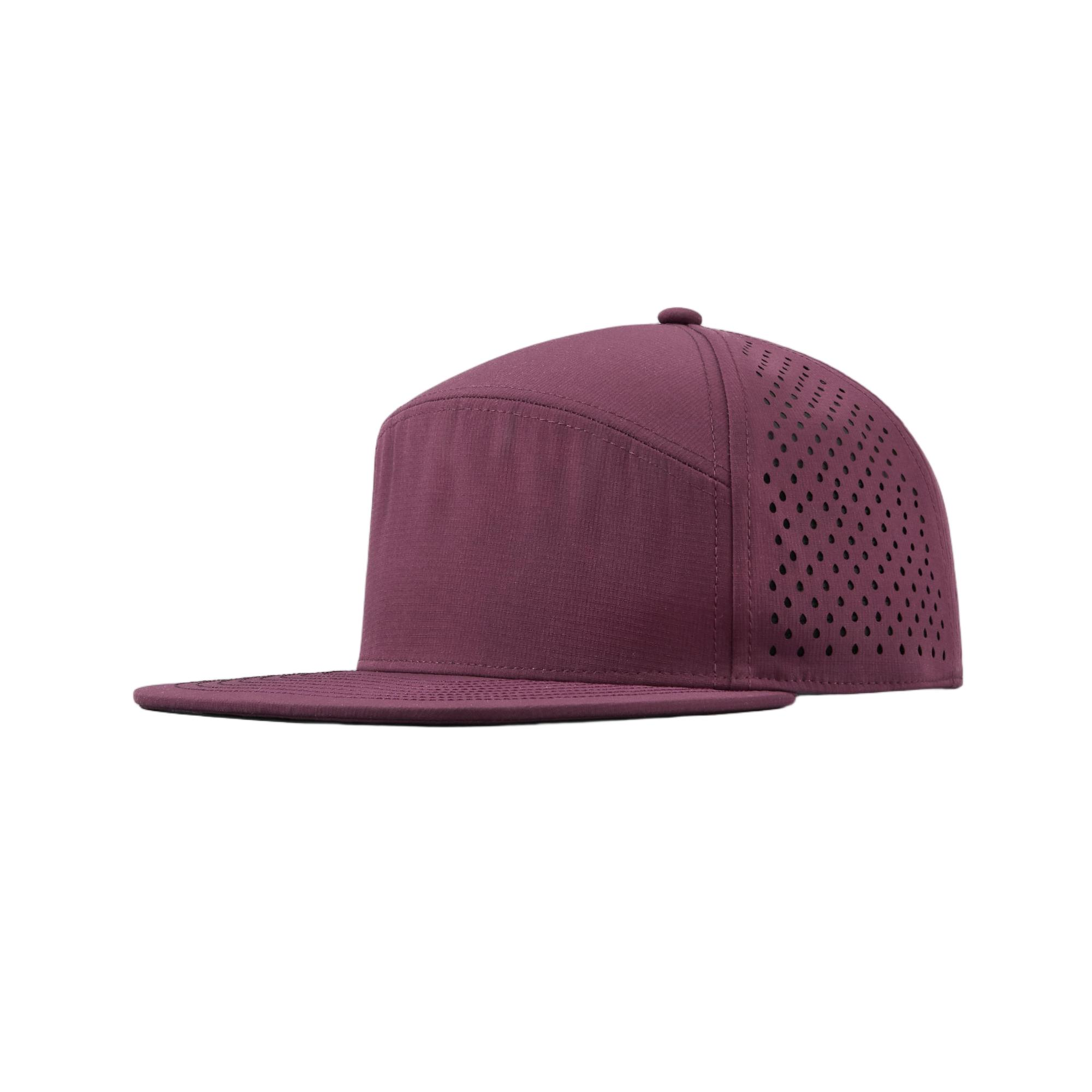 Custom 6 Panel Perforated Water Repellent Snapback Hat - 6023
