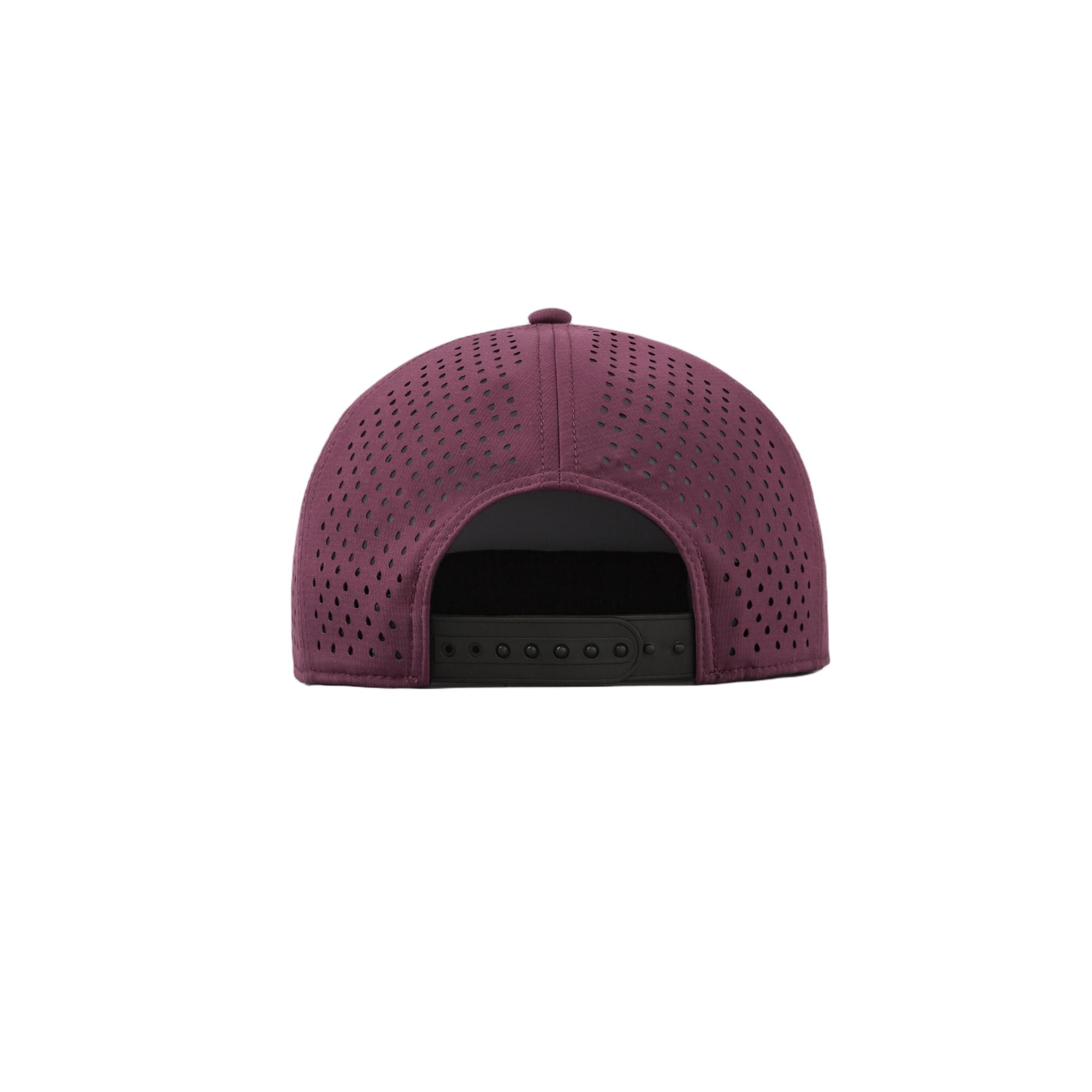 Custom 6 Panel Perforated Water Repellent Snapback Hat - 6023
