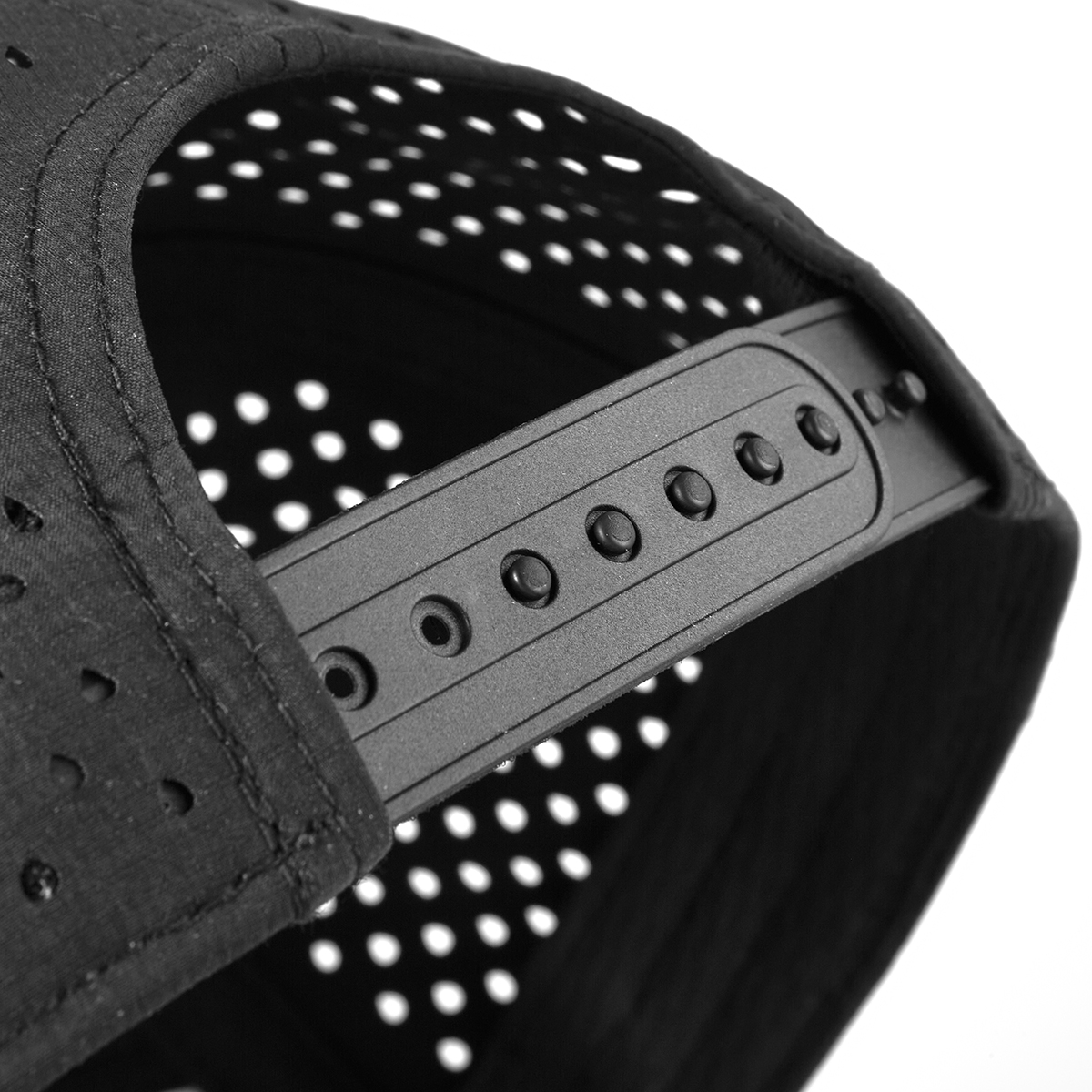 Custom 6 Panel Perforated Water Repellent Snapback Hat - 6023