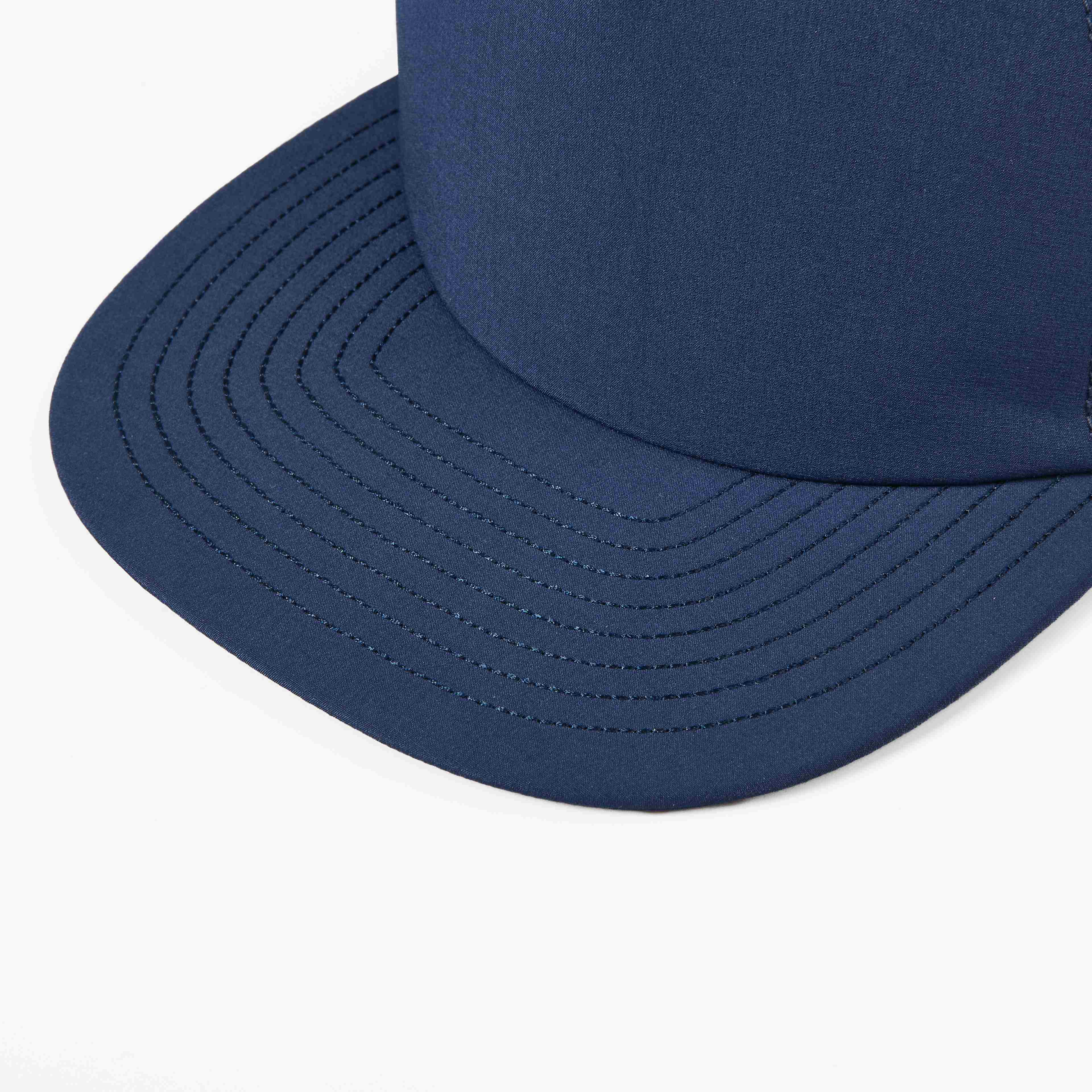 custom personalized 5 panel laser perforated snapback hats navy top peak