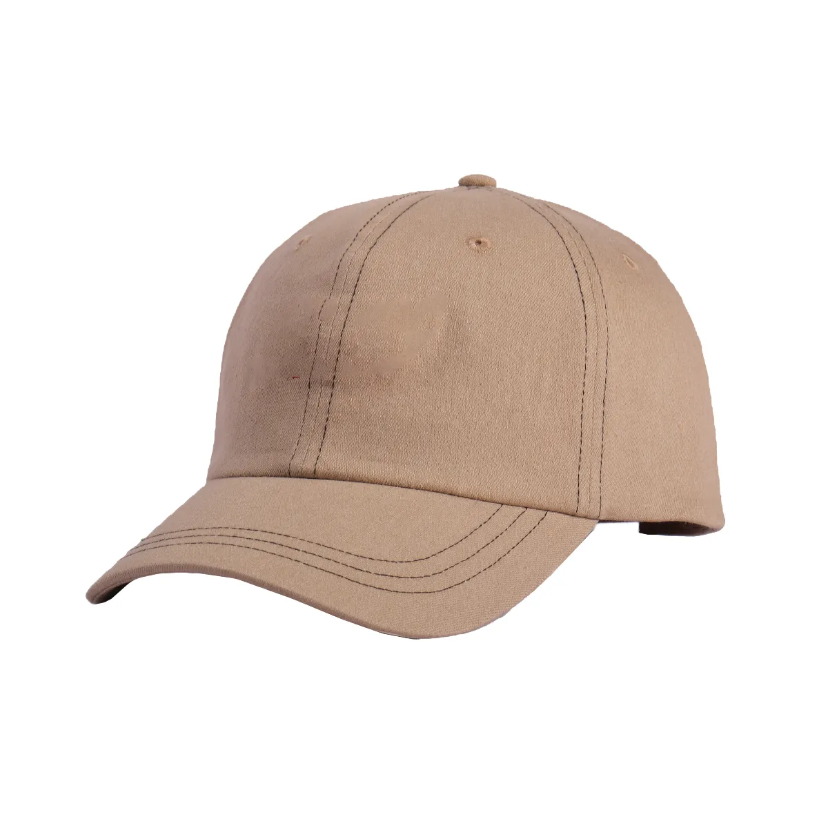 Custom Poly Denim Color Blocking Soft Crown Dad Hat - 6142